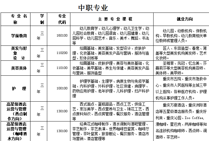 重庆信息技术职业学院（中专部）